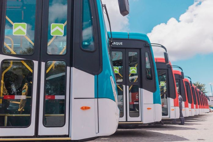 Ônibus do Sistema Integrado de Mobilidade de Maceió (SIMM)
