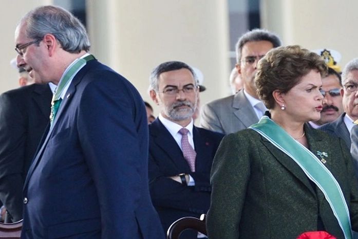 Cunha e Dilma: na corda bamba