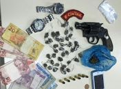 CISP Cajueiro detém indivíduos com arma de fogo e drogas na cidade da Zona da Mata Alagoana