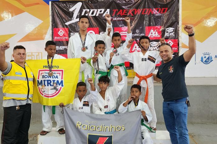 Ronda Mirim Taekwondo completa um ano de atuação com resultados expressivos