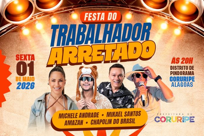 Prefeito Marcelo Beltrão anuncia atrações da Festa do Trabalhador Arretado 2026