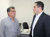 Secretário fala da possibilidade de iniciar perfuração de poços para amenizar efeitos da seca (Foto: Júnior Santana)