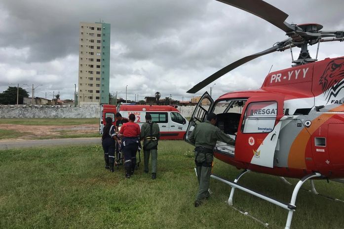 Falcão 05 acionado para resgate