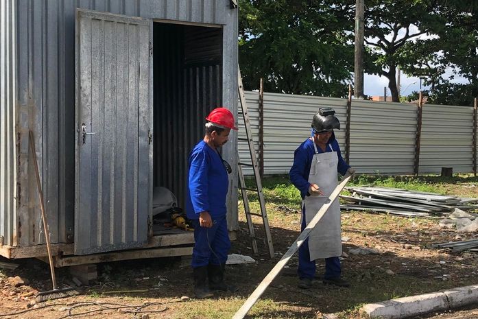 Canteiro de obras para 700 unidades do Residencial Vilas do Mundaú é instalado
