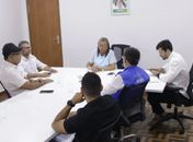 Após visita técnica, prefeita Tia Júlia se reúne com secretários municipais para tratar das obras do CRAS Dom Fernando Iório
