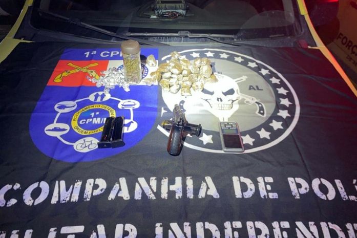 PM apreende armas e drogas durante ações no interior e na Região Metropolitana