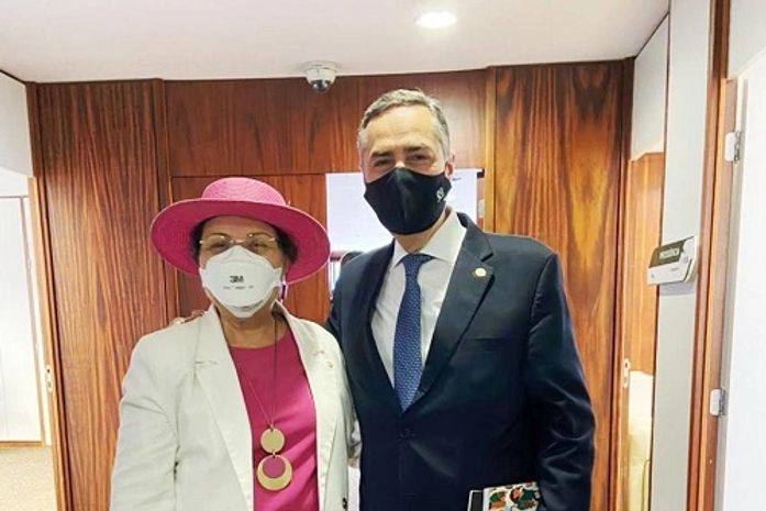 Tereza Nelma pede ao ministro do TSE incentivo da participação da mulher na política