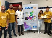 Aprendizes de Operação de Planta fazem protótipo de transportador de correia