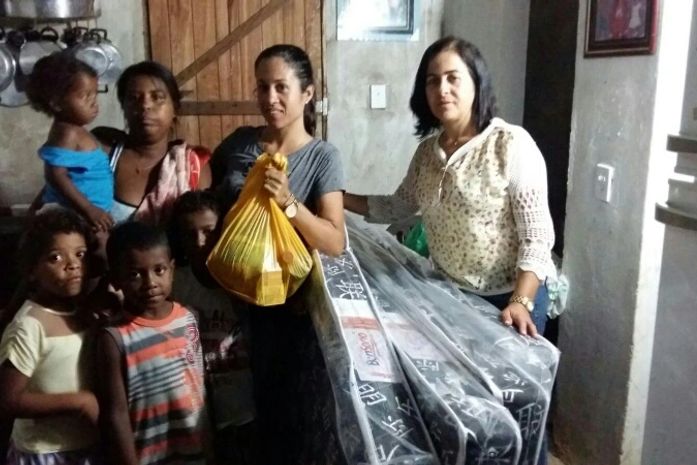 Famílias atingidas pelas cheias recebem assistência em São Miguel dos Campos