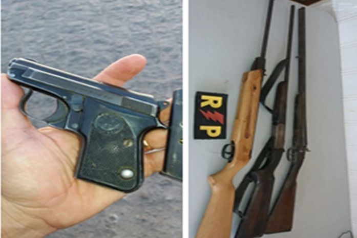 Armas apreendidas