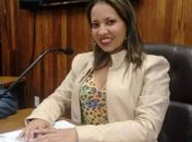 Liz Souza, presidente da comissão provisória do PT em Lagoa da Canoa