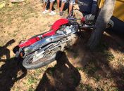 Idoso estava na motocicleta