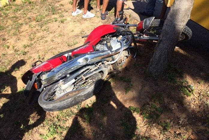 Idoso estava na motocicleta
