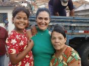 Prefeita Angela Vanessa coordena Natal Feliz e Solidário e distribui mais de 2 mil cestas básicas em São José da Laje