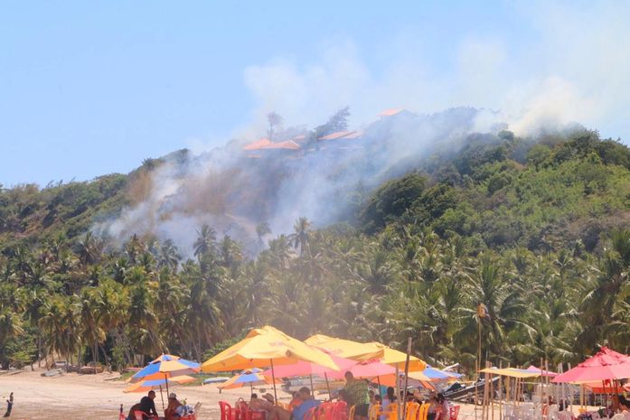 Dono de pousada em Japaratinga atingida por fogo acredita que incêndio foi criminoso