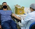 Doação de sangue no Hemoal