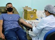 Doação de sangue no Hemoal