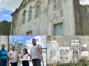 Silval Clemente, Tó Teixeira, Rita Tenório e Lucas Coimbra, visita para tocar um projeto em prol do patrimônio do povo