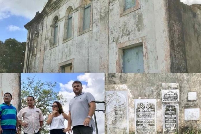 Silval Clemente, Tó Teixeira, Rita Tenório e Lucas Coimbra, visita para tocar um projeto em prol do patrimônio do povo