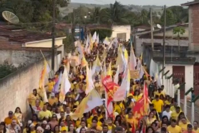 Caminhada histórica em Junqueiro consagra a campanha de Leandro Silva