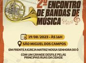 2º Encontro de Bandas de Música será realizado neste sábado, 19, em São Miguel dos Campos 