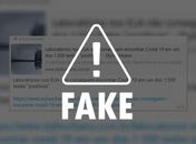 É falso que laboratório não tenha identificado vírus da Covid-19 em testes positivos