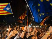 Clima tenso marca locais de votação do referendo de independência da Catalunha