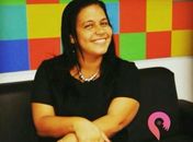 Alessandra Pontes desenvolveu, junto com a equipe, o app Touch Saúde