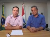 Governador Renan Filho e Secretário Mozart Amaral