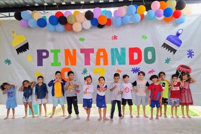 Alunos do Gigantinhos da Chã da Jaqueira participam de projeto voltado para o incentivo da experimentação da arte no processo de aprendizagem
