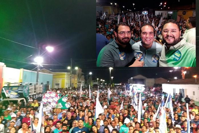 Na foto destaque, vereador Feu (Quebrangulo), Davi e Thiago Loureiro