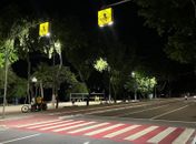 Sinalizações auxiliam na travessia em segurança