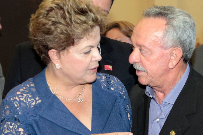 Presidente Dilma Rousseff e senador Benedito de Lira