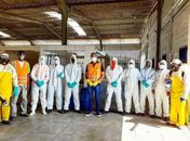  Equipe de sanitização e higienização volta às ruas do Pilar