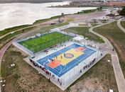 Lago da Perucaba recebe projeto de requalificação e ganha quatro modernas quadras poliesportivas