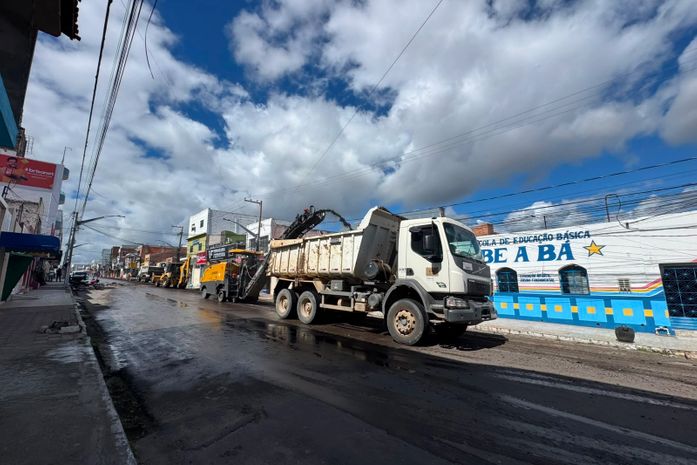 Obras do Programa Pró-Estrada chegam à Avenida Castelo Branco, em Delmiro Gouveia