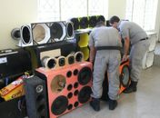 Sons automotivos são apreendidos durante operação 