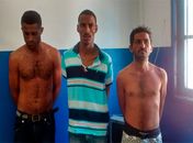 Trio é suspeito de cometer arrombamentos no Centro