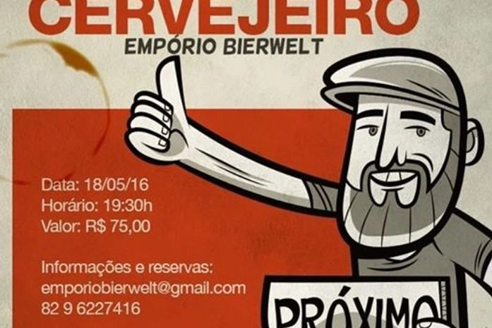 Empório Bierwelt promove evento com Viajante Cervejeiro