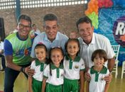 Educação de Branquinha inaugura mais uma quadra e entrega nova remessa de fardamentos e veículos