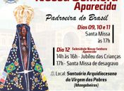 “Jubileu das crianças” e Missa em Desagravo à Nossa Senhora marcam celebração à Padroeira do Brasil