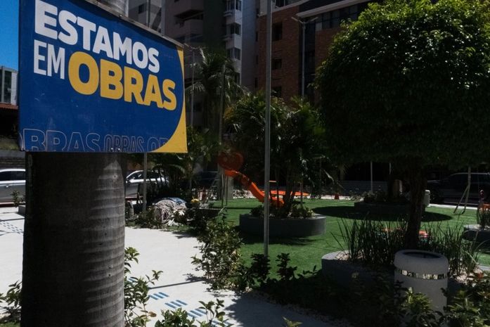 Obras de requalificação devolvem vida e segurança à Praça Milton Buarque na Ponta Verde