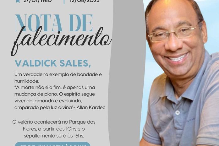 Morre aos 65 anos Valdick Sales, referência em tecnologia e inovação em Alagoas