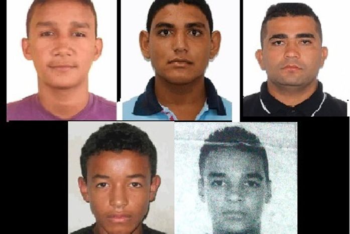 osé Francisco dos Santos Filho, Alan Santos Silva, José Willames Francisco de Araújo, Leonardo João da Silva, Weverton do Nascimento Vigna (Fotos:Ascom-PC)