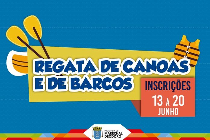 Regata de Canoas e Barcos é adiada para o próximo dia 23