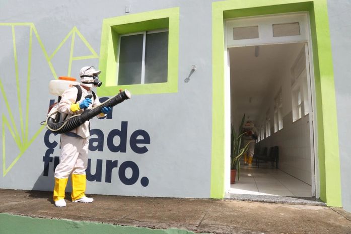 Prédios públicos de São Miguel dos Campos são higienizados