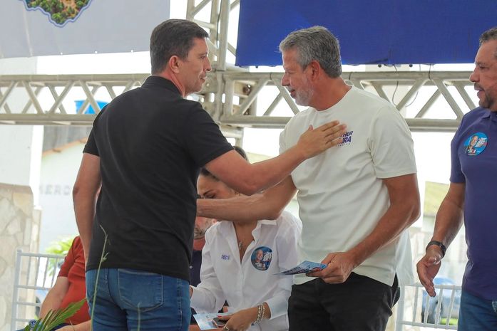 Arthur Lira e Wadson Regis apresentam Pacto pela Água em São José da Laje e discutem projeto de barragens para Alagoas