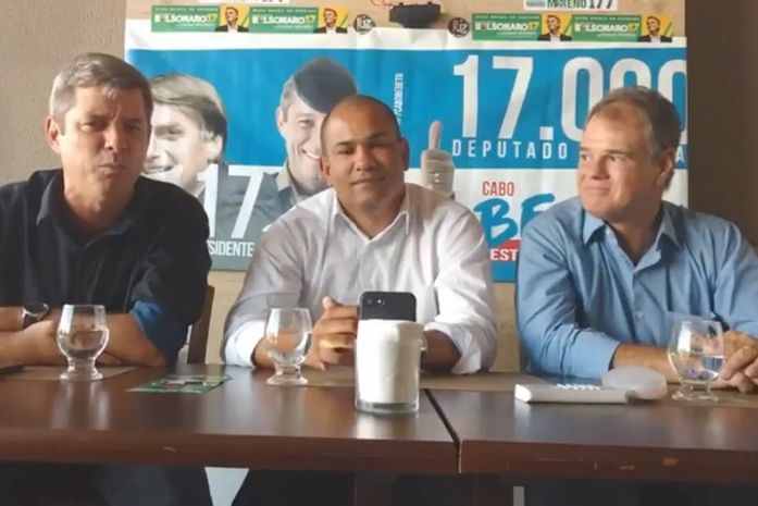 Cabo Bebeto, Flávio Moreno e Josan Leite