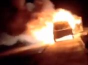 Vídeo: Veículo da Secretária de Saúde de União dos Palmares pega fogo em trecho da BR-104