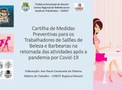 Cartilha orienta sobre segurança em salões de beleza e barbearias